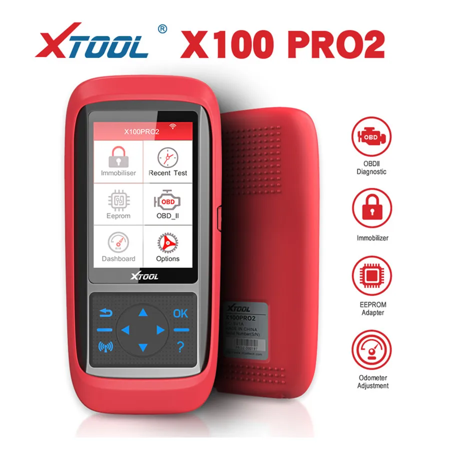 Программатор автомобильных ключей XTOOL X100 Pro2 с адаптером EEPROM поддержка