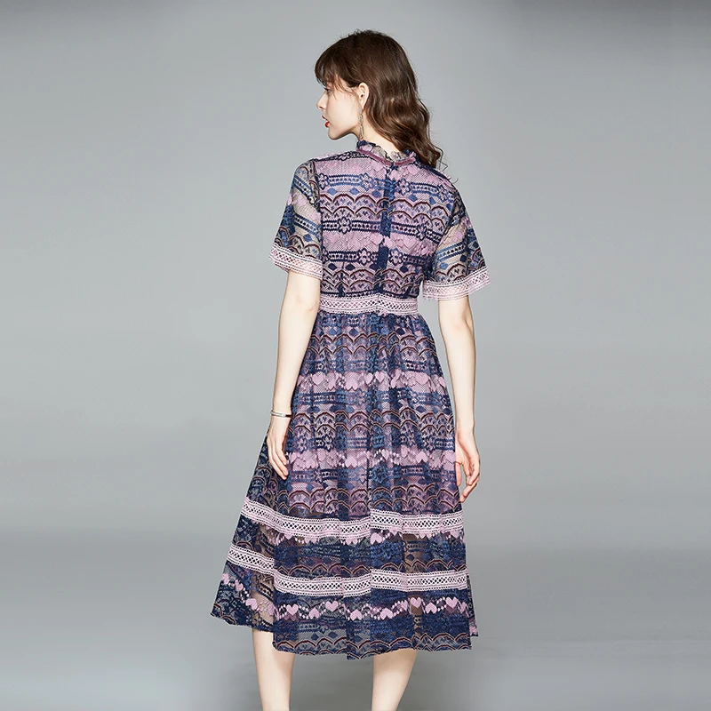 Высокое качество взлетно-посадочной полосы платье Летнее элегантное с