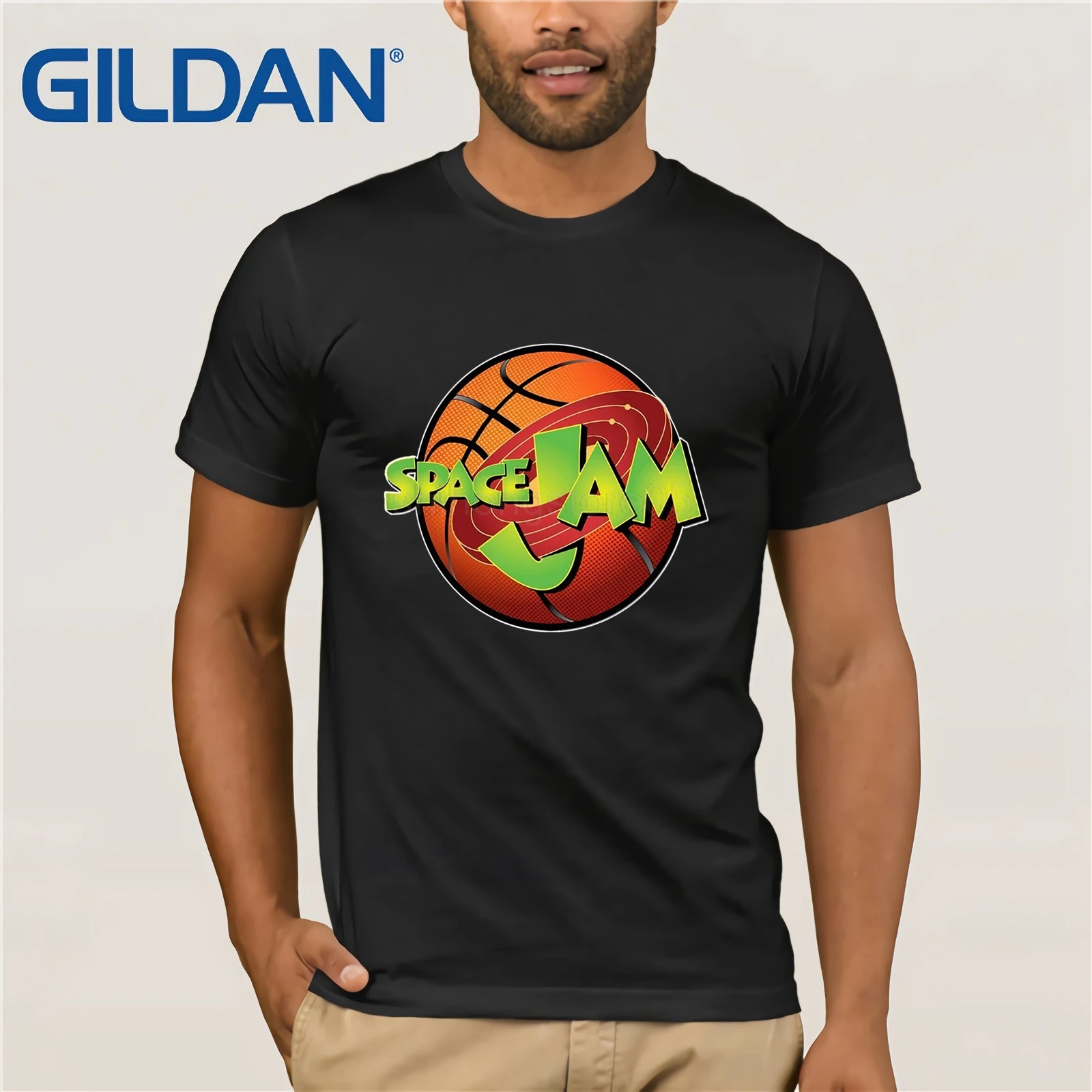 Космический Джем Looney Tunes Bugs кролик мультфильм баскетбольный мяч оранжевый шар
