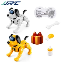 original jjrc r19 smart robot dog pet charging touch sensing dynamic dancing sound and light singing programmable rc robot