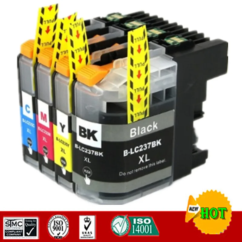 Совместим с Brother LC237 LC235 чернильные картриджи подходят для смартфонов