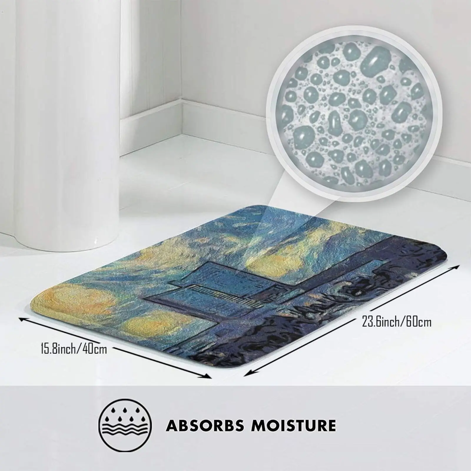 Мягкий Нескользящий Коврик с изображением звездного солнца коврик подушка для