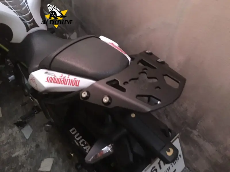 Для Kawasaki Z650 2016 2017 2018 2019 мотоциклетная черная алюминиевая задняя полка кронштейн