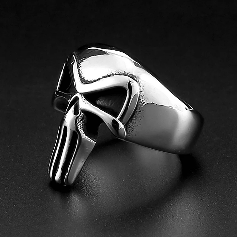 Новейшая модель 316L Нержавеющая сталь мужские Каратель Череп Кольца мужской в