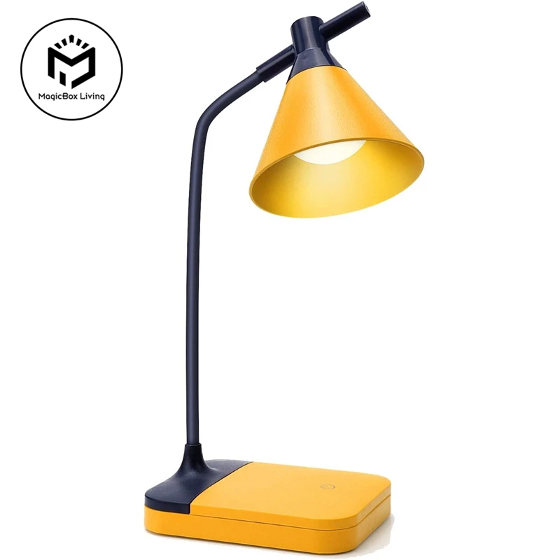 Светодиодная настольная лампа с сенсорным управлением 3 цветных режима