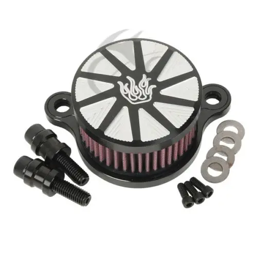 Черный хромированный воздухозаборник впускной фильтр для Harley sportster 04-16 05 06 07 08 09 |