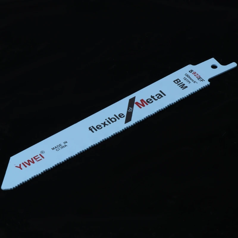 

5 Pcs 152mm 6\" BIM S922EF Flexible Sabre Saw Blades For Wood & Metal Cutting B85C