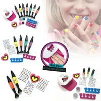 nail polish set nail dryer nail salon colorful girl pretend makeup toys play house toy lipstick eyeshadow