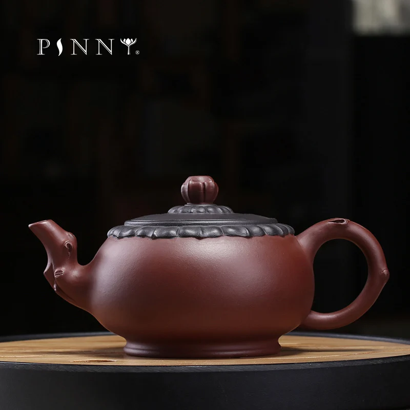 PINNY 350 мл YiXing пурпурная глина Цветочная ветка чайный горшок Высокое качество