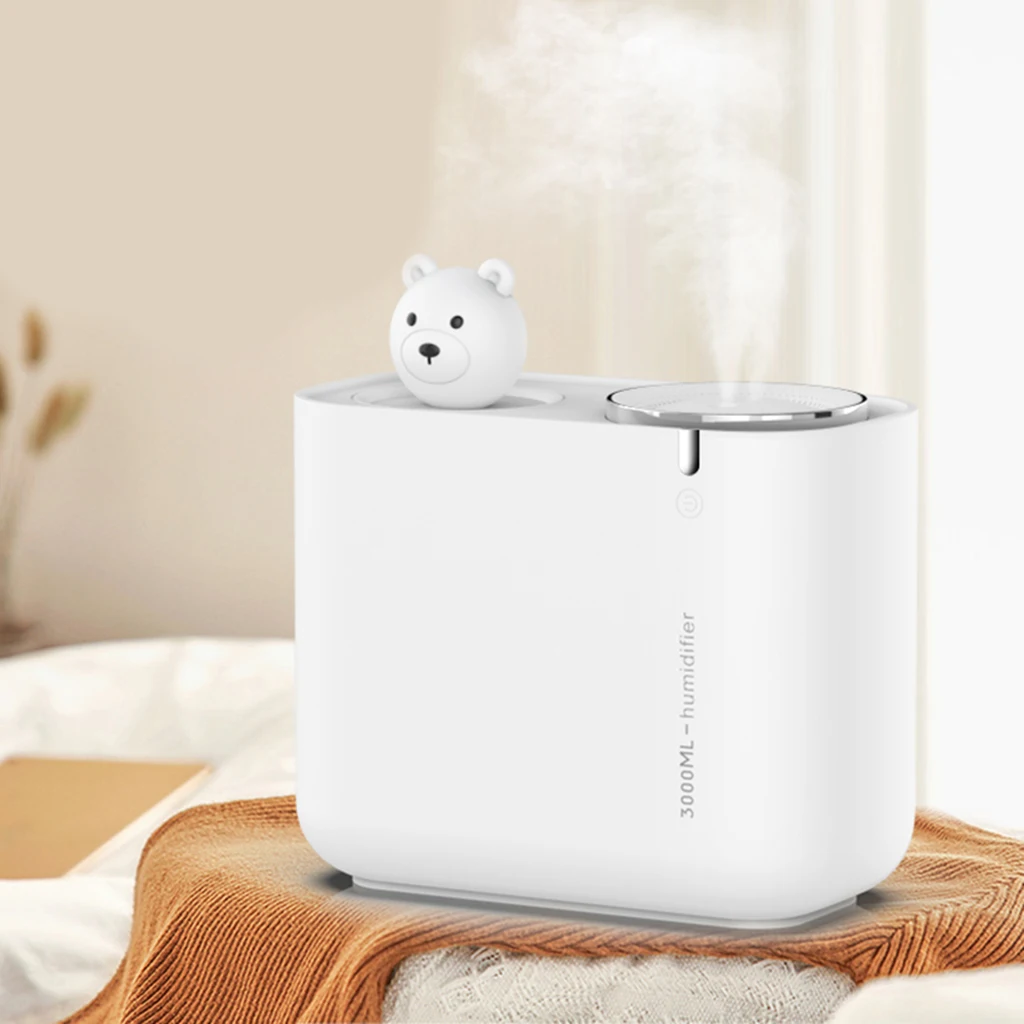 

3000ML Ultrasonic Air Humidifier Aroma Essential Oil Diffuser for Home USB Fogger Mist Maker with LED Colorful Night Lamp
