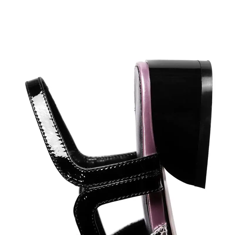 

ALLBITEFO Size 34-42 Sheepskin Genuine Leather Summer Women Sandals Fashion Sexy High Heel Shoes Thick Heel Women Heels Shoes