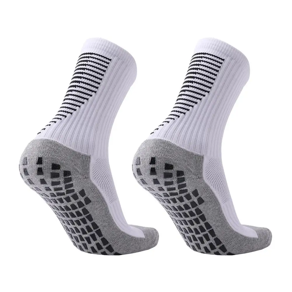 

Anti Slip Soccer Football Socks For Adults Thicken Grips Socks Basketball Baseball Socks For Men Breathable Sports Stripes Socks