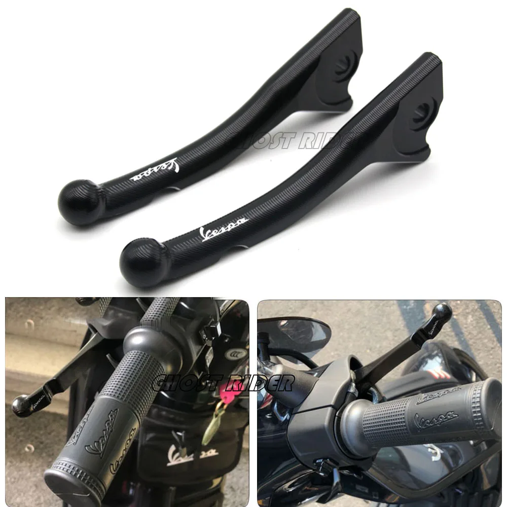 Оригинальный CNC алюминиевый сплав тормозной рычаг для Vespa 300/250/200 Granturismo/GTS300/GTS250