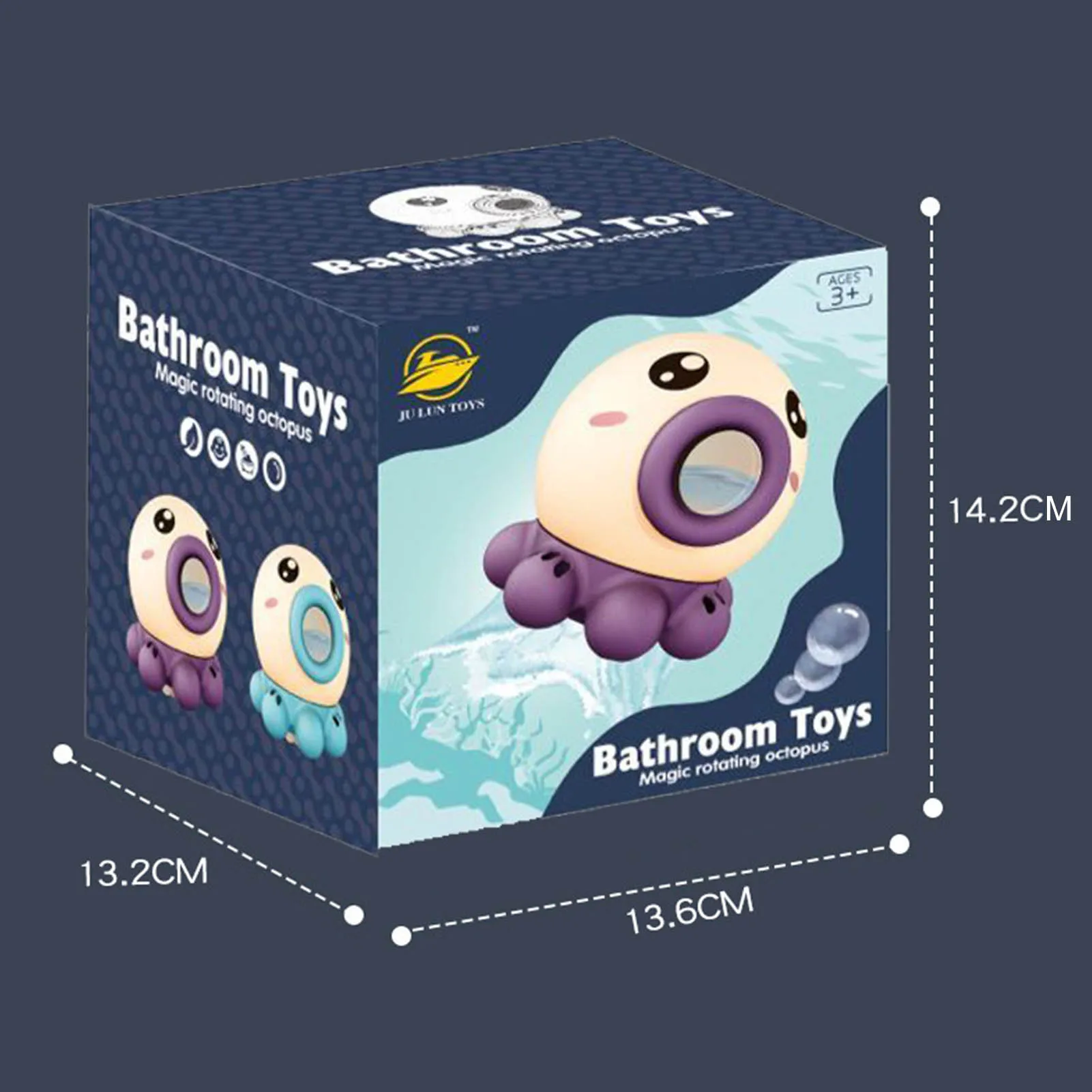 Детский милый вращающийся осьминог распылитель воды спринклер детская игрушка