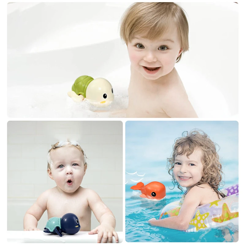 Игрушки для купания детей детская игрушка в воде крутая маленькая черепаха