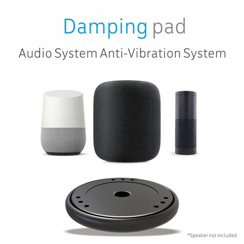 Sound Isolation Platform Damping Recoil Pad for Apple Homepod Echo Stabilizer Smart Speaker Riser Base |