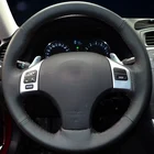 Черная искусственная кожа для ручного шитья чехол рулевого колеса автомобиля для Lexus IS IS250 IS250C IS300 IS300C IS350 IS350C F SPORT