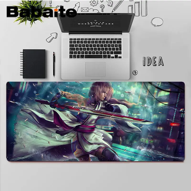 

Babaite Top Quality Final Fantasy Locking Edge Mouse Pad Game Free Shipping Large Mouse Pad Keyboards Mat