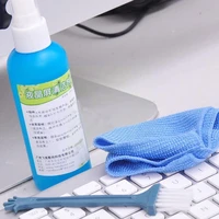 laptop monitor cleaning kit lcd mobile phone screen cloth cleaning cleaning brush liquid keyboard cleaner set three piece k7c2