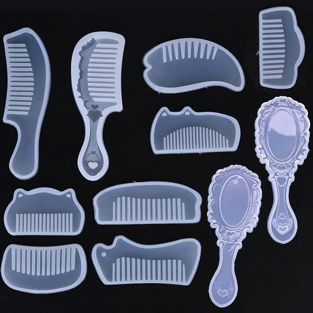 Силиконовая форма для расчески смолы DIY ручной работы литья под давлением