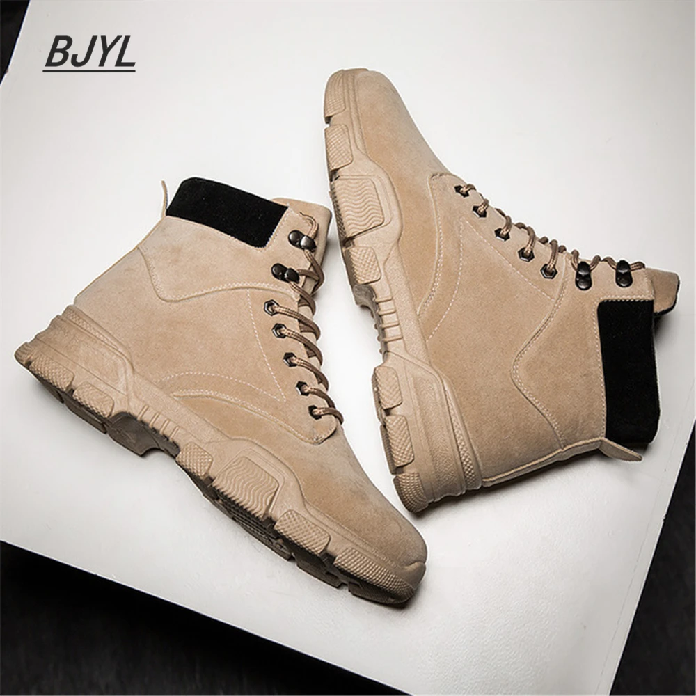 2019 Новые Классические мужские Ботинки martin сезон осень зима высокие ботинки