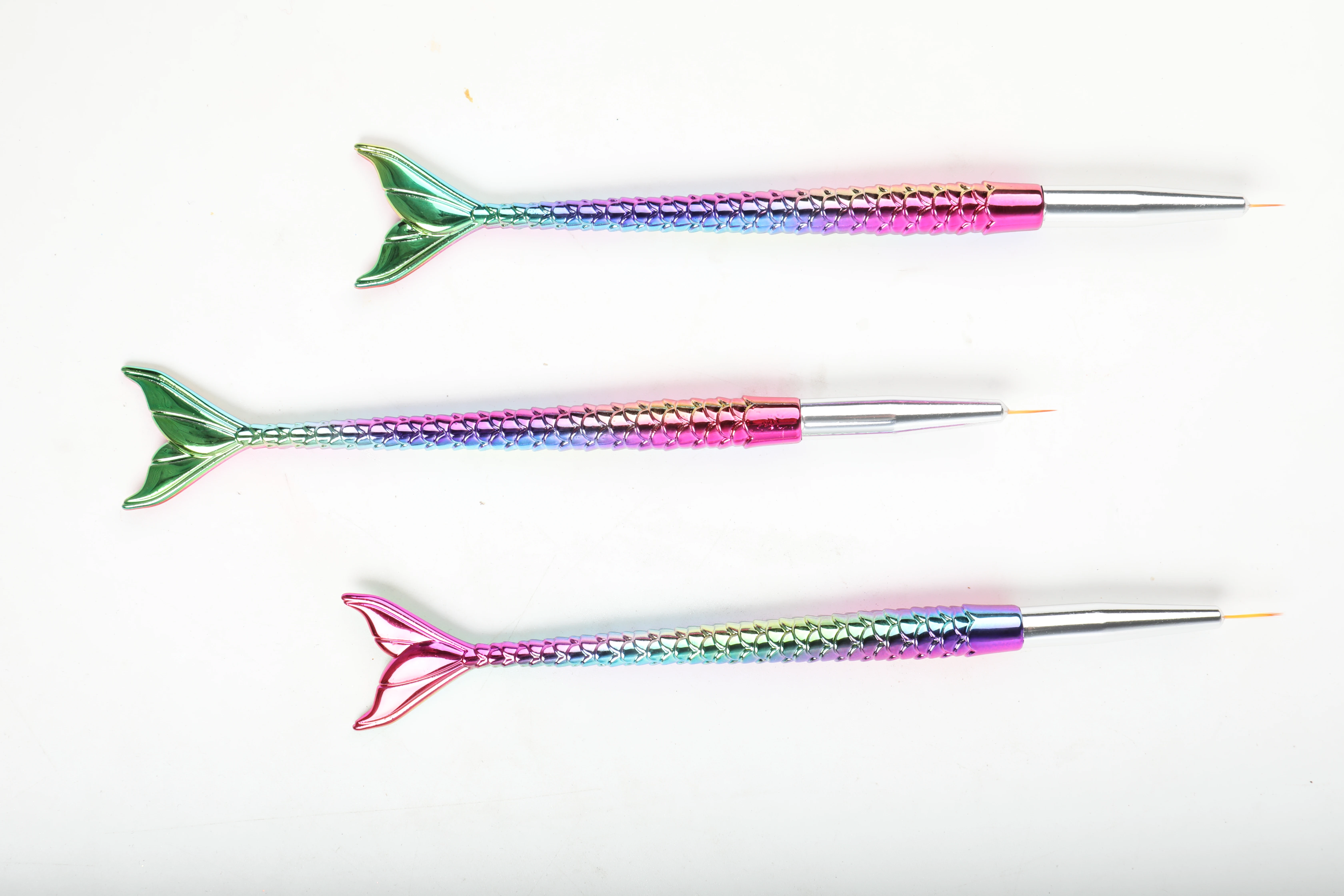 

BQAN 5/7/9/11mm Nail Art Liner Brush Acrylic French Stripe Tips Manicure Ultra-thin Line Drawing Pen UV Gel Brush Painting Tools