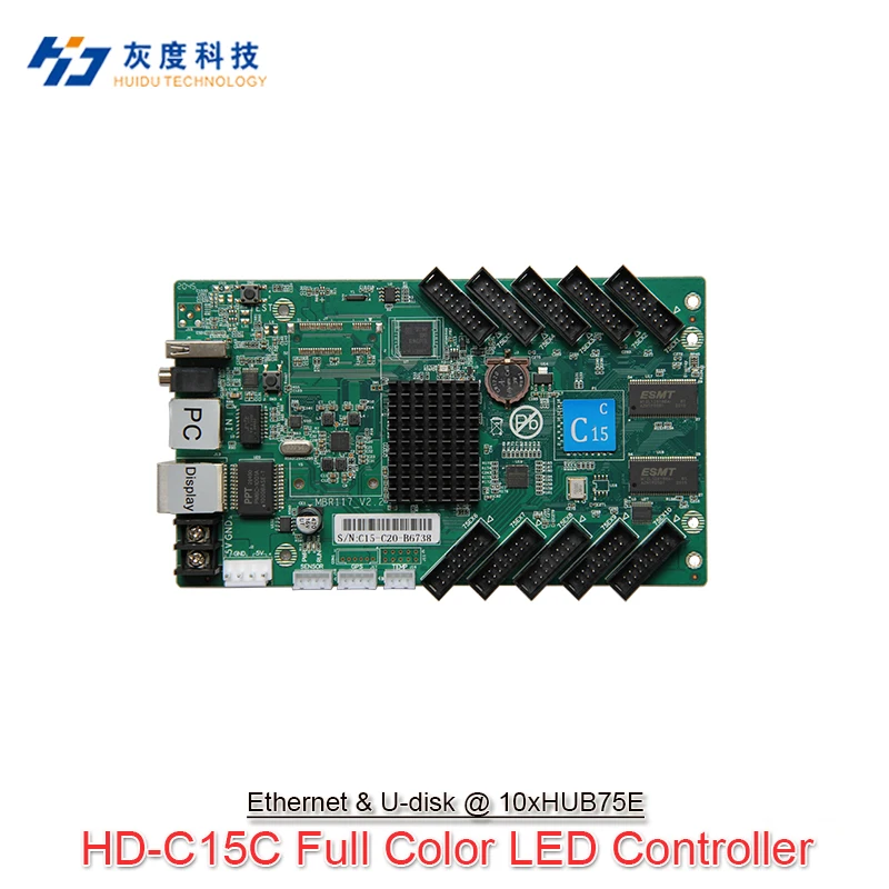 Huidu HD-C10 C10C C30 Upgrade To HD-C15 C15C C35 C35C The 3th Generation of Asynch Full Color LED Screen Control Card