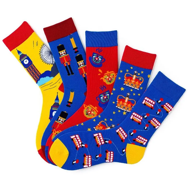 DOIAESKV смешные мужские носки хлопок Personalty унисекс уличные Crew Socks новинка пара Harajuku