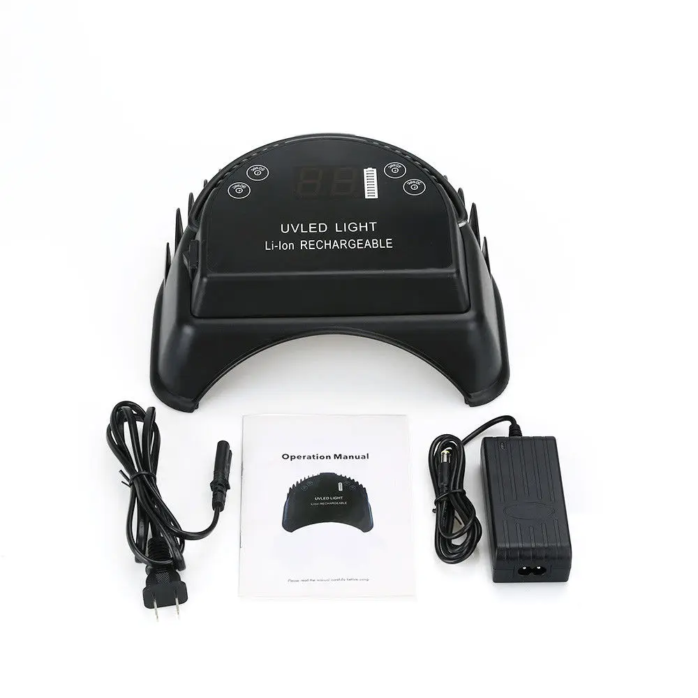 

High Power Pro Cordless LED Nail Lamp UV Nail Lamp Rechargeable with Battery Design UV Lamp Wireless Curing Light