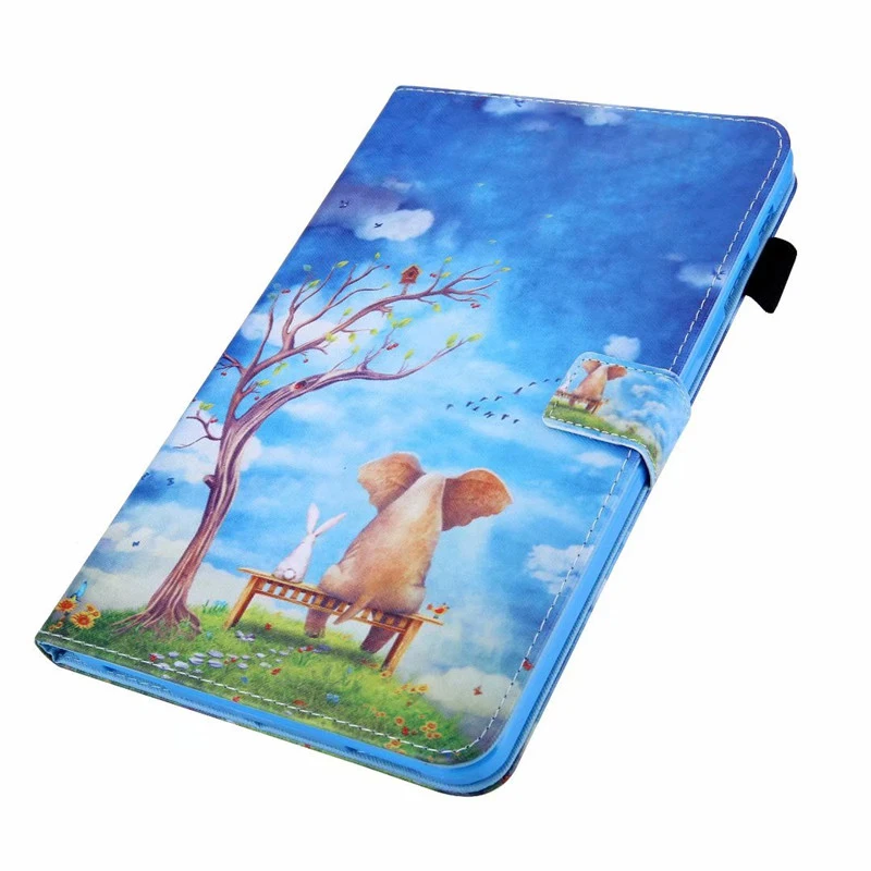 Tablet Funda Capa for Samsung Galaxy Tab A 8.0 inch 2019 SM-P200 P205 Slim Folding Flip Stand PU Leather Wallet Case Cover + pen |