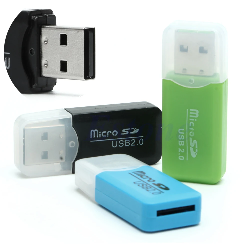 1 шт. USB 2 0 высокоскоростной Micro SD TF T Flash кардридер адаптер Fr 16G 32G|Картридеры| |