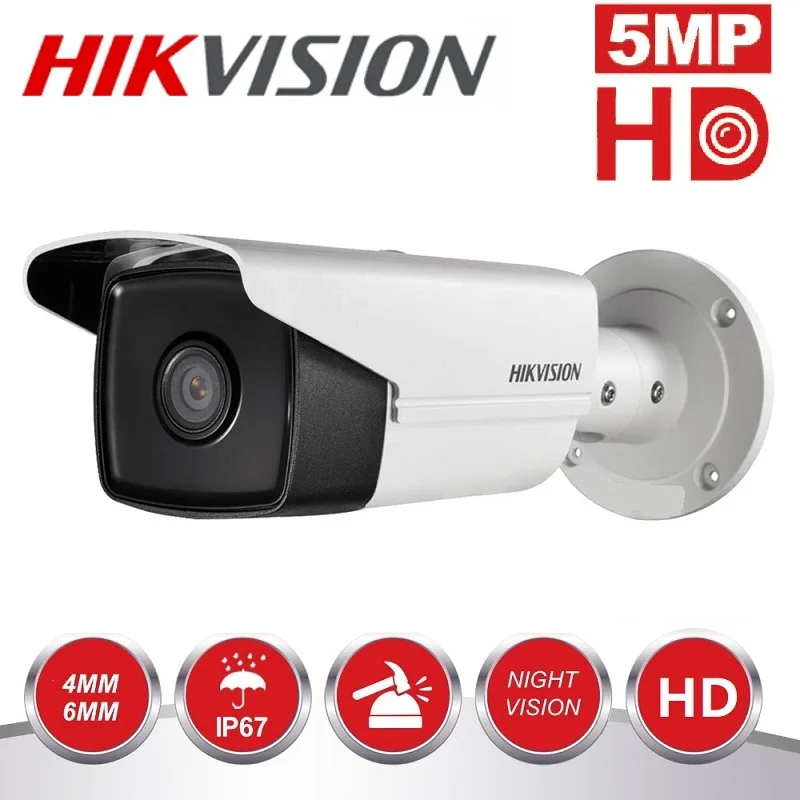 HIKVISION международная версия DS-2CE16H0T-IT3F Turbo HD 5MP ИК Пуля камера переключаемый TVI/AHD/CVI/CVB IP67 водонепроницаемый