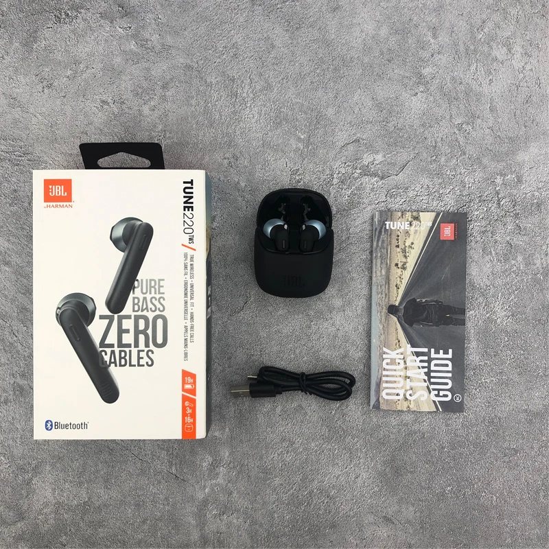 

Oficial jbl tune 220tws jbl t220tws fones de ouvido sem fio bluetooth estreo baixo som fones de ouvido com microfone