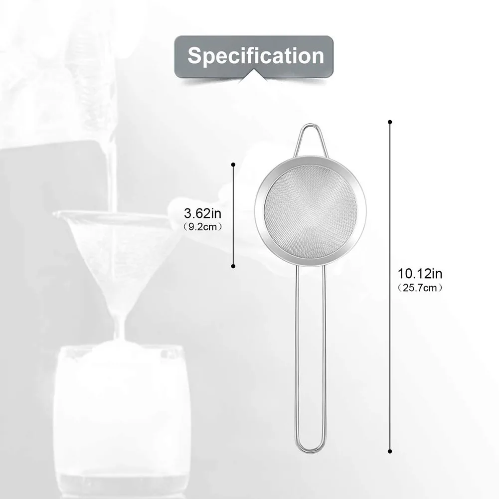 Коктейльный фильтр из нержавеющей стали пищевой конический сетчатый сито