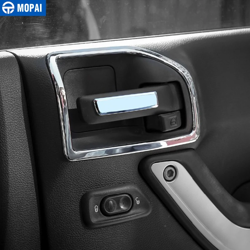 MOPAI ABS 2 двери крышка для ручки и чаши декоративные наклейки Jeep Wrangler JK 2011 Up Стайлинг