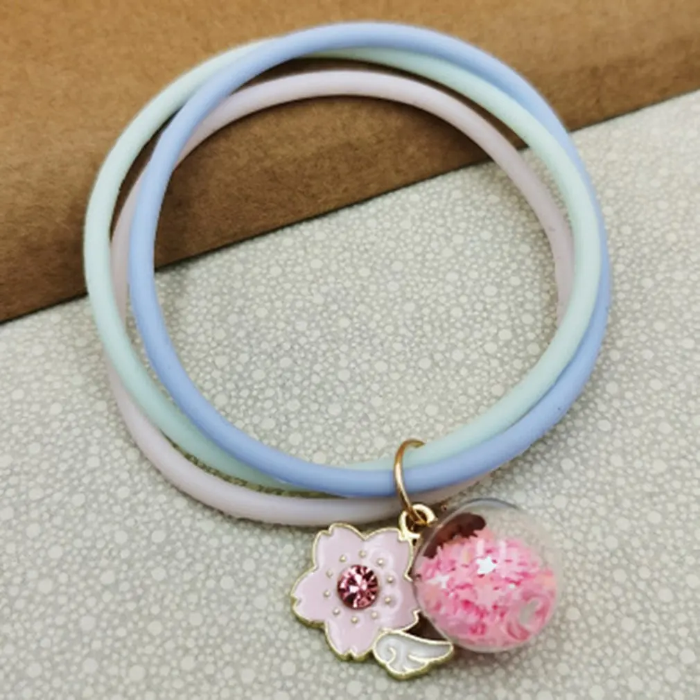 

Корейский милый женский браслет с подвеской в форме сердца, репеллент от комаров, летний Портативный Силиконовый браслет для отпугивания к...