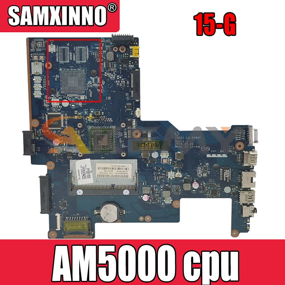 Для HP павильон 15-G ZS051 LA-A996P 761532-001 аккумулятор большой емкости AM5000 DDR3 Тетрадь