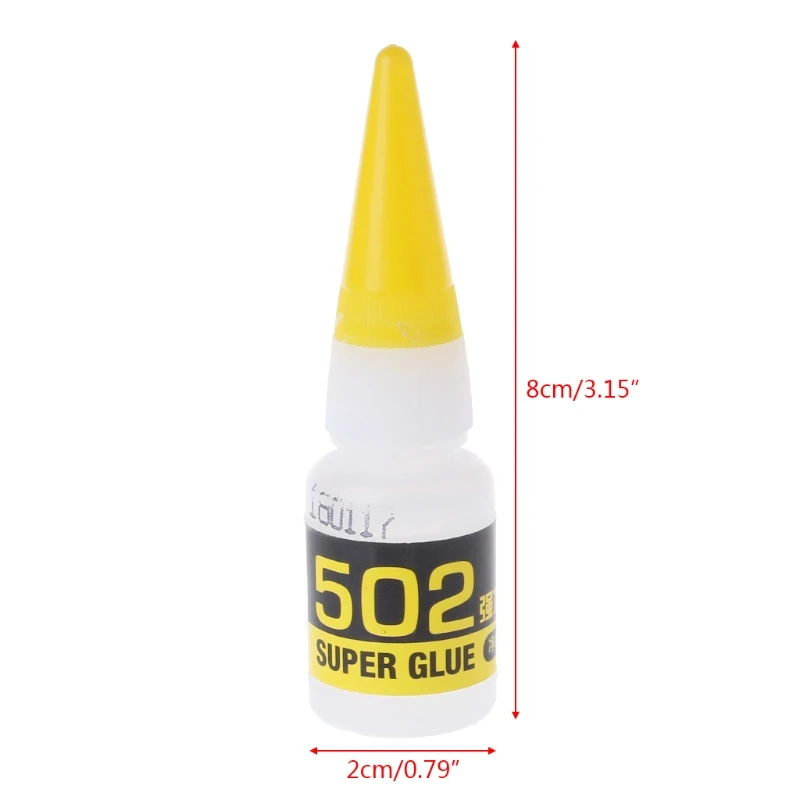 

502 Drying Fast Super Strong Glue Bond Cyanoacrylate Adhesive Repair Tools 8g