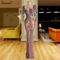 heavy handmade evening dresses mermaid beading luxury evening gowns special occasion dresses for women 2021 robes de soir%c3%a9e