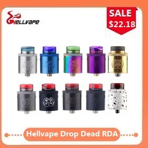 OUMIER ОСА Nano RDA 22 мм Vape танк ввиду капает атомайзер большая палуба подходит 510 головка коробка мод против Hellvape падение мертвых