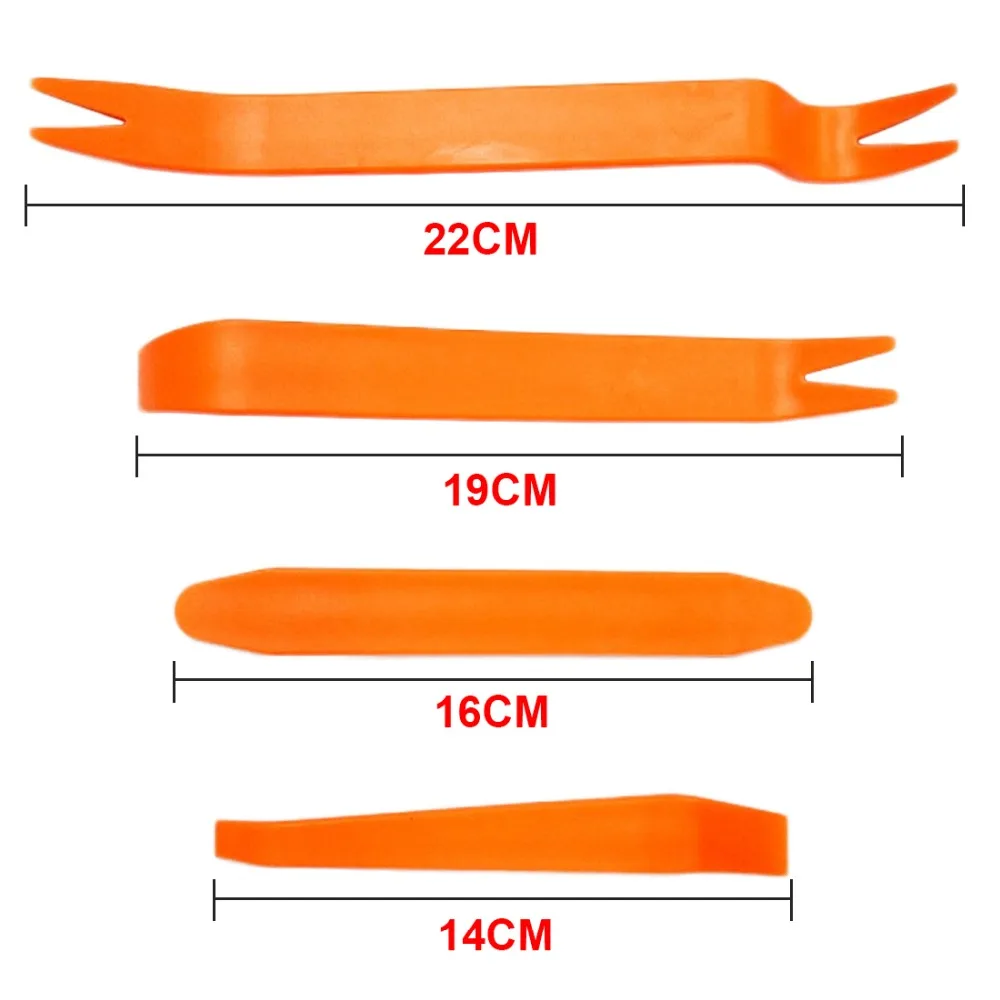 CHKJ 4 шт. портативный автомобильный Радио панель дверной зажим отделка тире Аудио