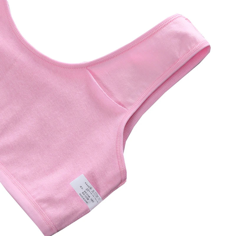 Подростков спортивный бюстгальтер для девочек Платье майка хлопкового