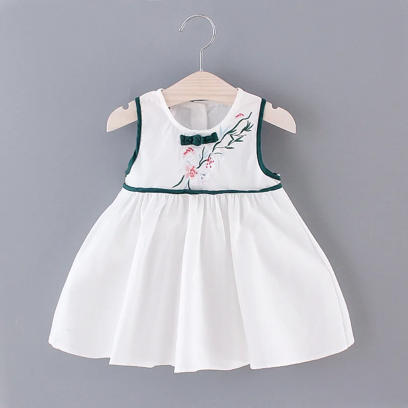 Новинка 2021 летнее модное платье для маленьких девочек хлопковое праздвечерние