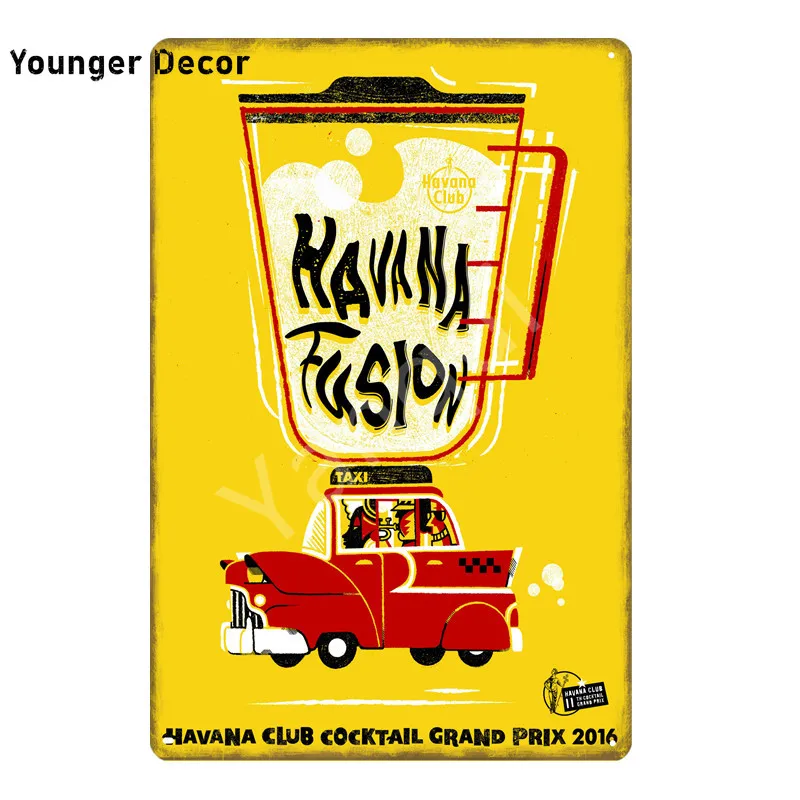Mojito Гавана Клубное пиво технические жестяные знаки Настенная картина табличка