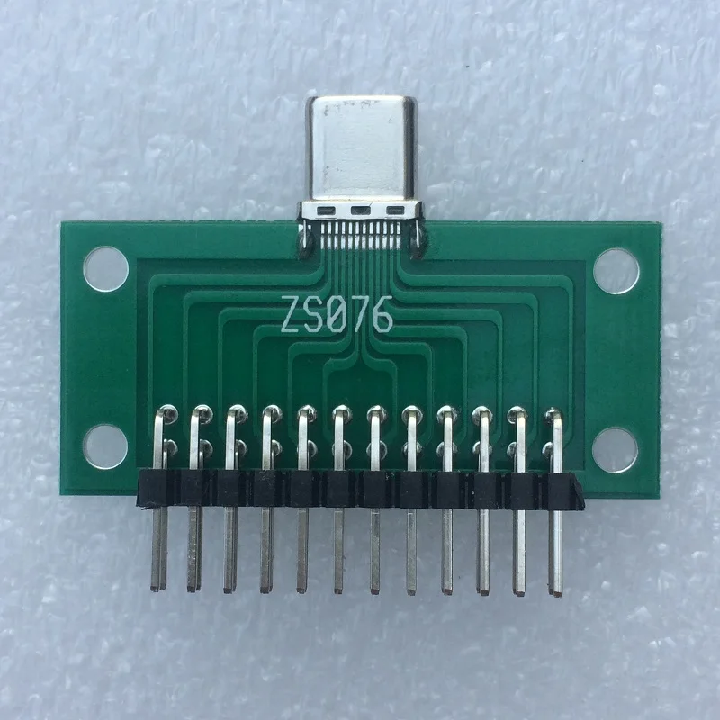 

Высокое качество Тип C мужское сиденье с PCB разъем платы 2,54 ряд иглы провода тестовая плата приспособление