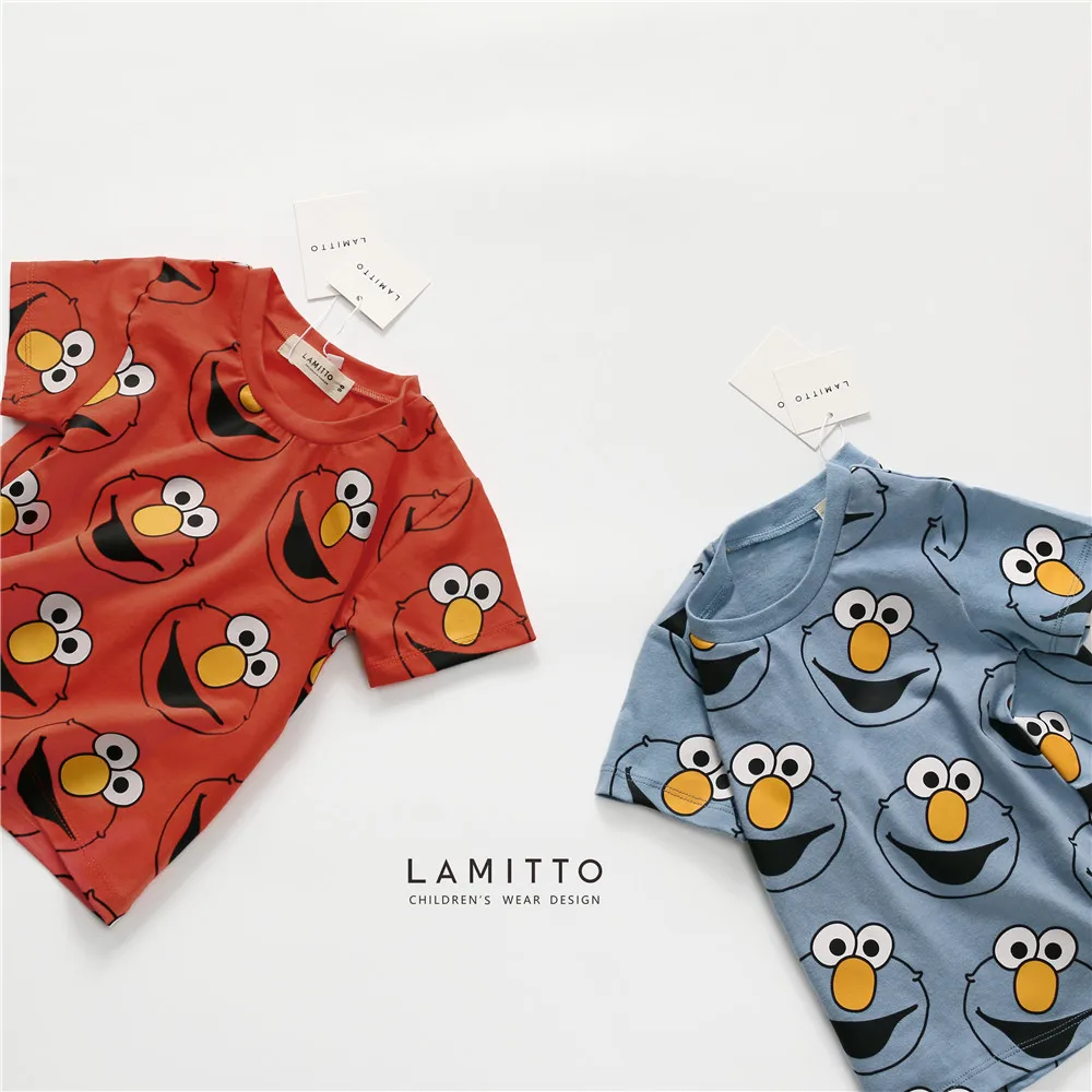 Летняя одежда Tonytaobaby новая хлопковая футболка с короткими рукавами для мальчиков