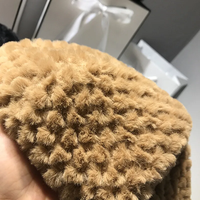 

Women's Hat Autumn and Winter Berets Caps for Women Plush Net Beret Hat Korean Japanese Wild England Retro Back Hats NS1653