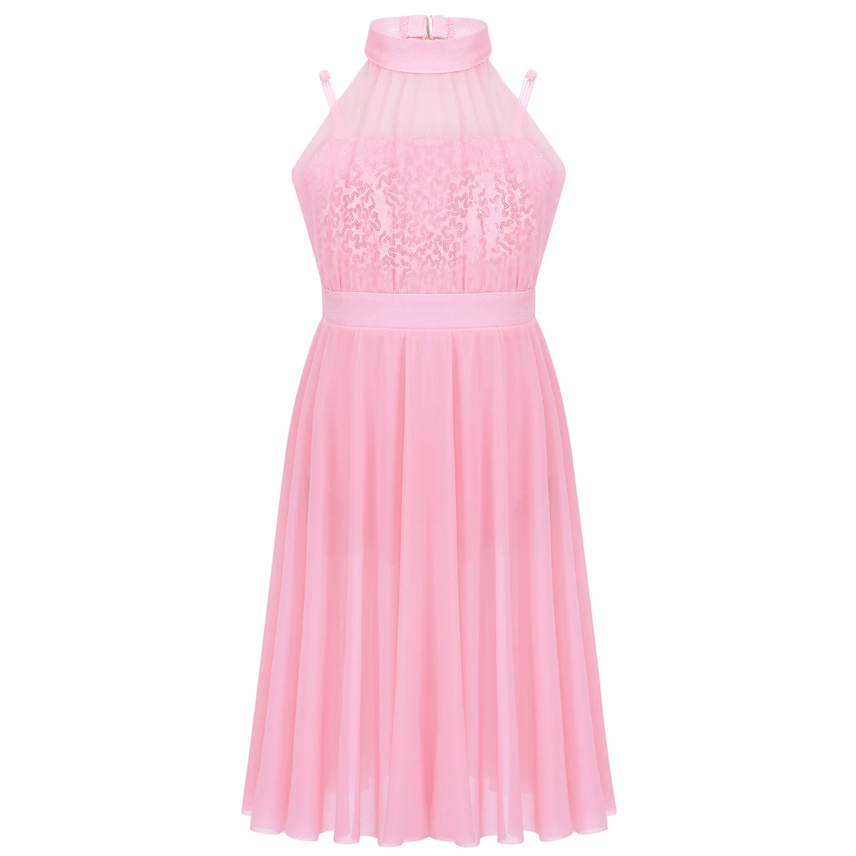 Iiniim/Детская танцевальная одежда для девочек; Vestido de festa; вечерние фатиновые трико с блестками; лирические балетные балетный зал; танцевальное платье-пачка