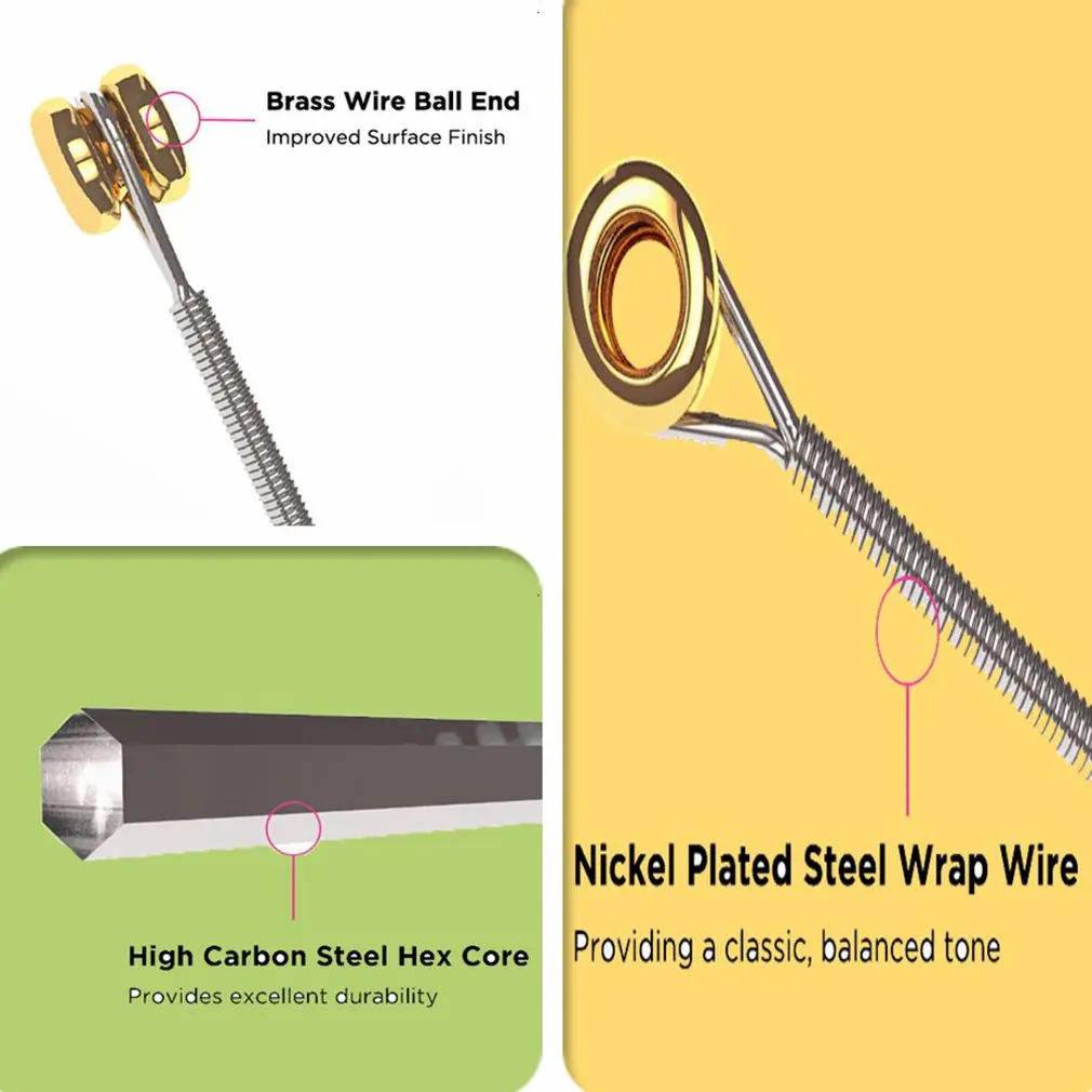 original ernie ball elektrische gitarre saiten spielen echten heavy metal rock 2215 2220 2221 2222 2223 2225 2626 2627 gitarre zubehör free globa