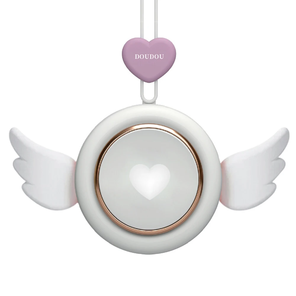 

USB Portable Leafless Hanging Hand Free Neck Fan Air Cooler Mini Electric Air